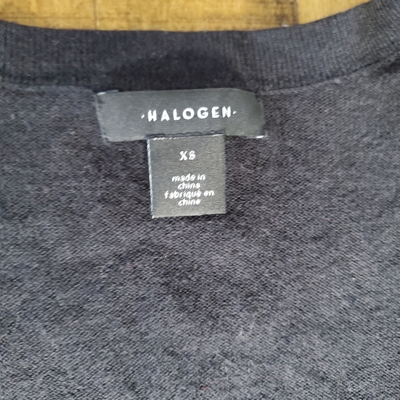 Halogen Faux Wrap Sweater SZ XS - Picture 6 of 6